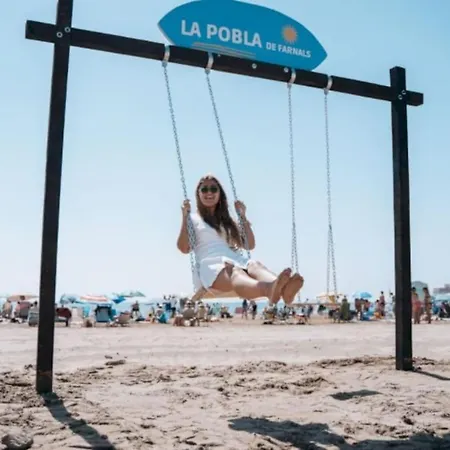 Apartment Coqueto De Playa Con Piscina Y Terraza