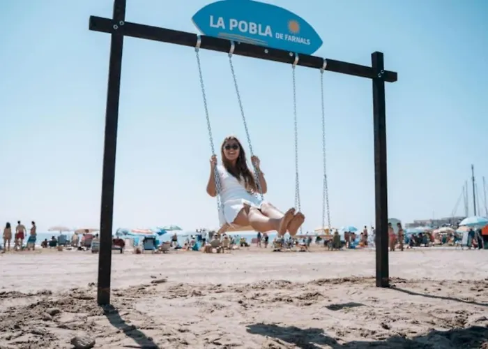 Appartement Coqueto De Playa Con Piscina Y Terraza