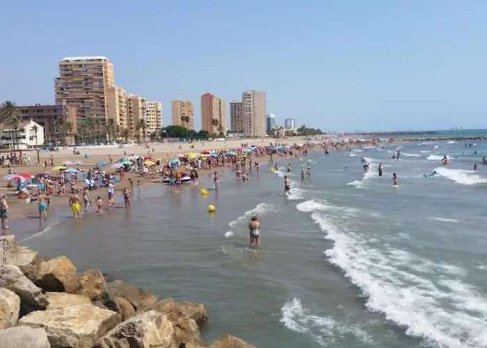 Appartement Coqueto De Playa Con Piscina Y Terraza *